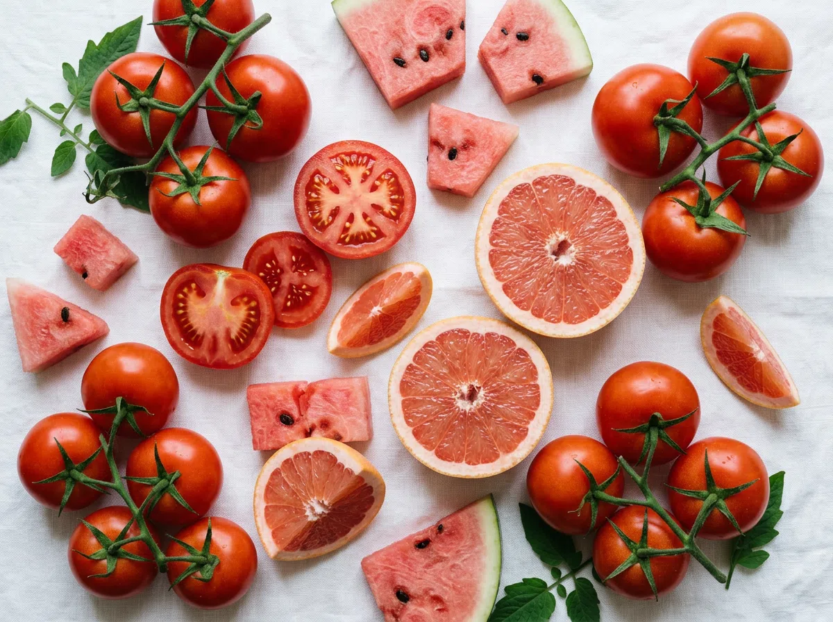 Lycopene-rich tomatoes and red fruits - key ingredient in Hardero